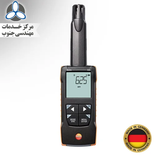 دستگاه هوشمند اندازه گیری دی اکسید کربن تستو 535 | Digital CO2 measuring instrument with App connection