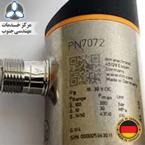 سنسور فشار با نمایشگر دیجیتال مدل PN7072 برند IFM