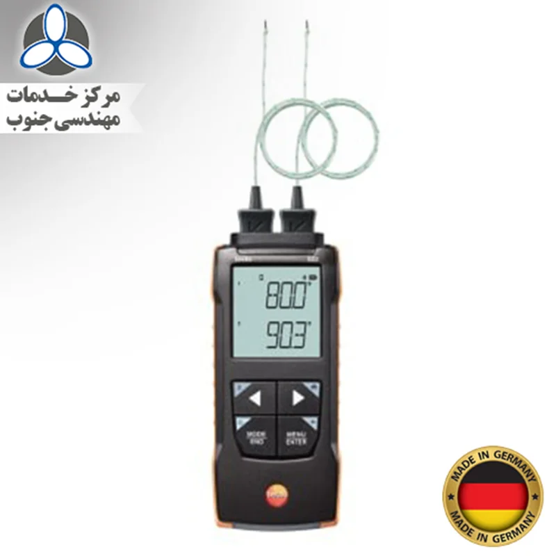 ترمومتر 2کاناله هوشمند تستو 922 | testo 922 - Differential temperature measuring instrument for TC Type K with App connection