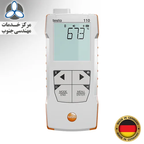 ترمومتر هوشمند تستو 110 ویژه صنایع غذایی | testo 110 Food - Universal temperature measuring instrument with App connection