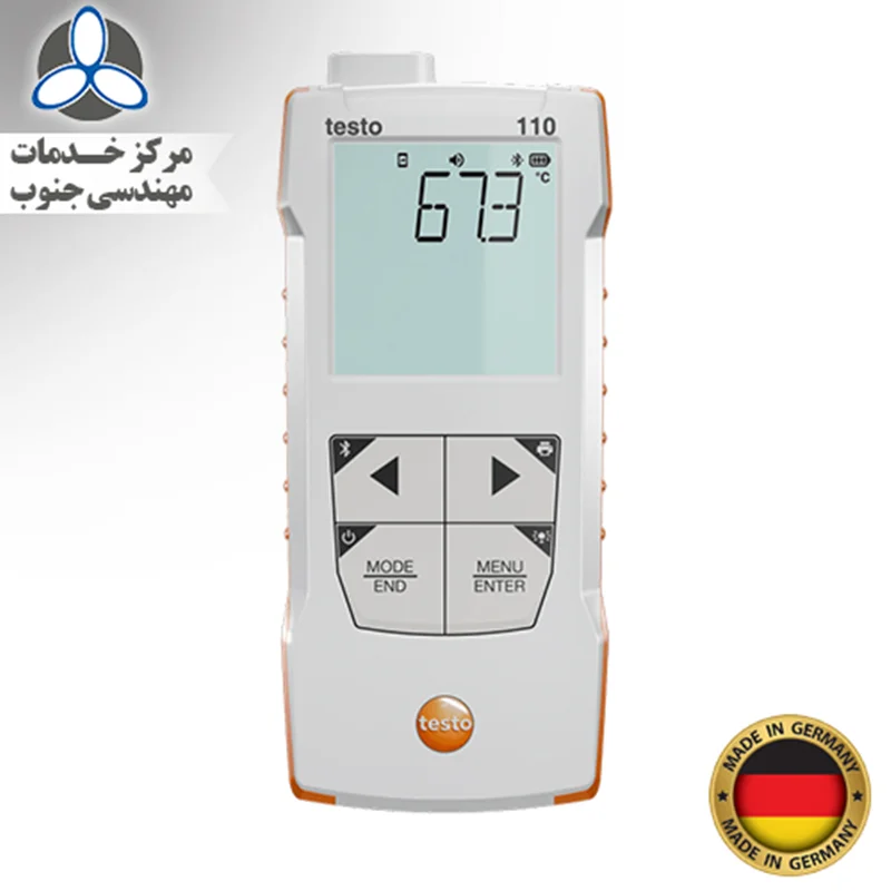 ترمومتر هوشمند تستو 110 ویژه صنایع غذایی | testo 110 Food - Universal temperature measuring instrument with App connection